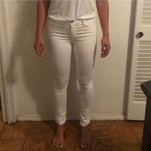 J Brand White Skinny Jeans Size 27